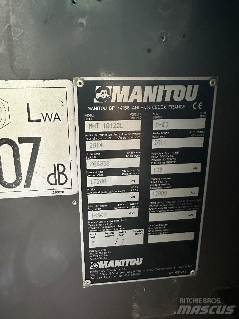 Manitou MHT 10120 L مناولات متداخلة