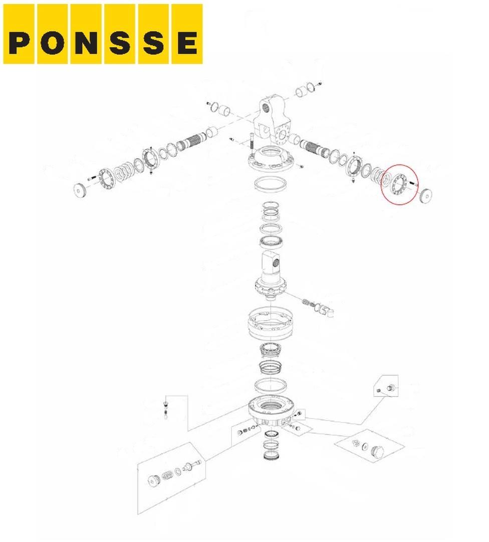 Ponsse 0060881 رافعات شحن