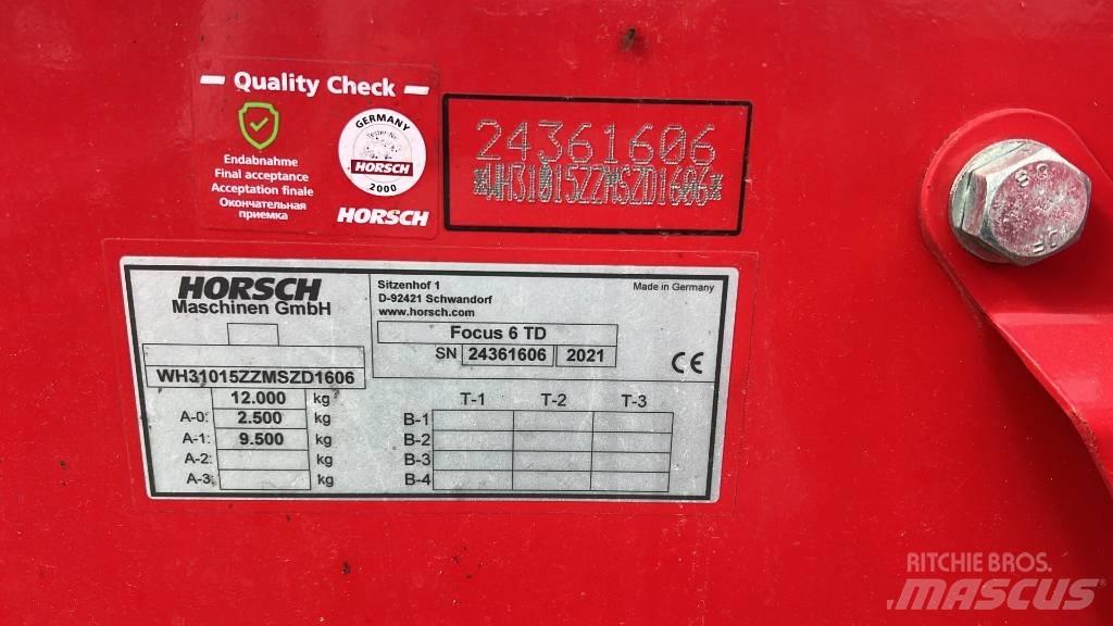 Horsch Focus 6 TD مثاقيب