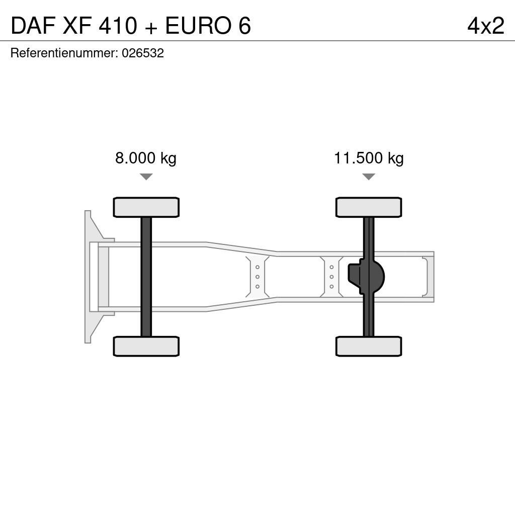 DAF XF 410 + EURO 6 وحدات الجر