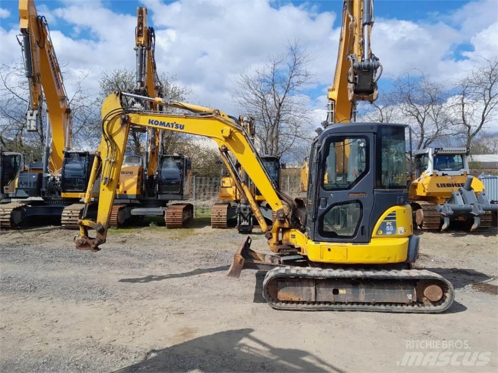Komatsu PC55MR-3 حفارات صغيرة أقل من 7 طن (حفارات صغيرة)