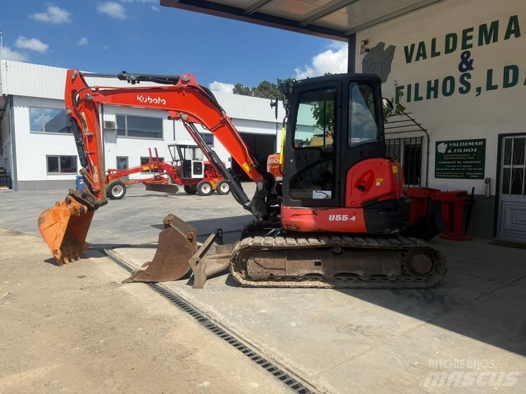Kubota U 55-4, U55 حفارات صغيرة أقل من 7 طن (حفارات صغيرة)