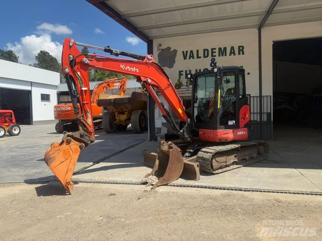 Kubota U 55-4, U55 حفارات صغيرة أقل من 7 طن (حفارات صغيرة)