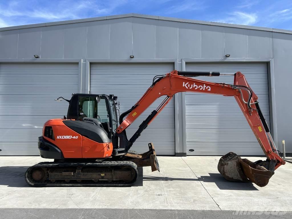 Kubota KX 080-4 حفارات وسط 7 طن - 12 طن