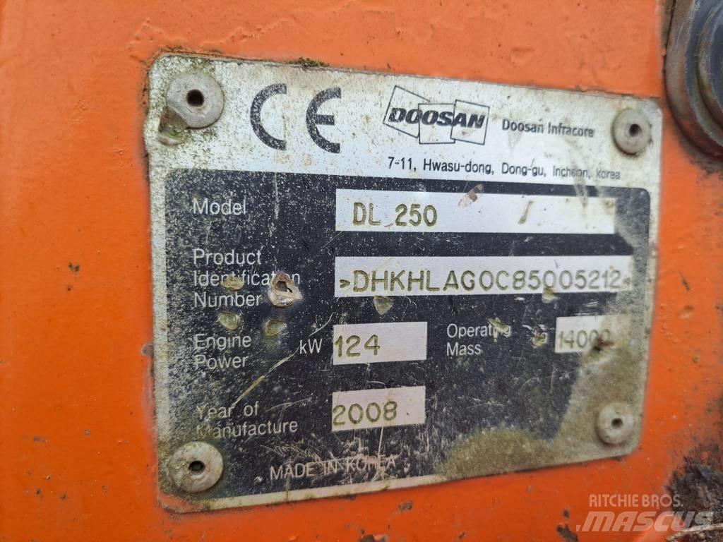 Doosan DL 250 لوادر بعجل