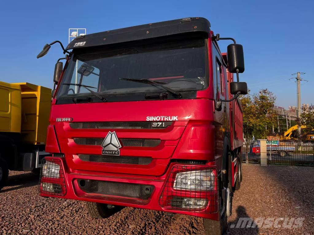 Howo 371 عربات نقل قلابة للمواقع