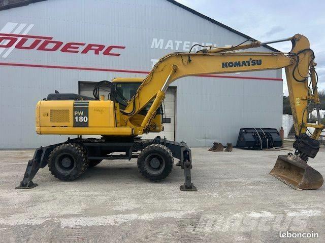 Komatsu PW 180 حفارات بعجل