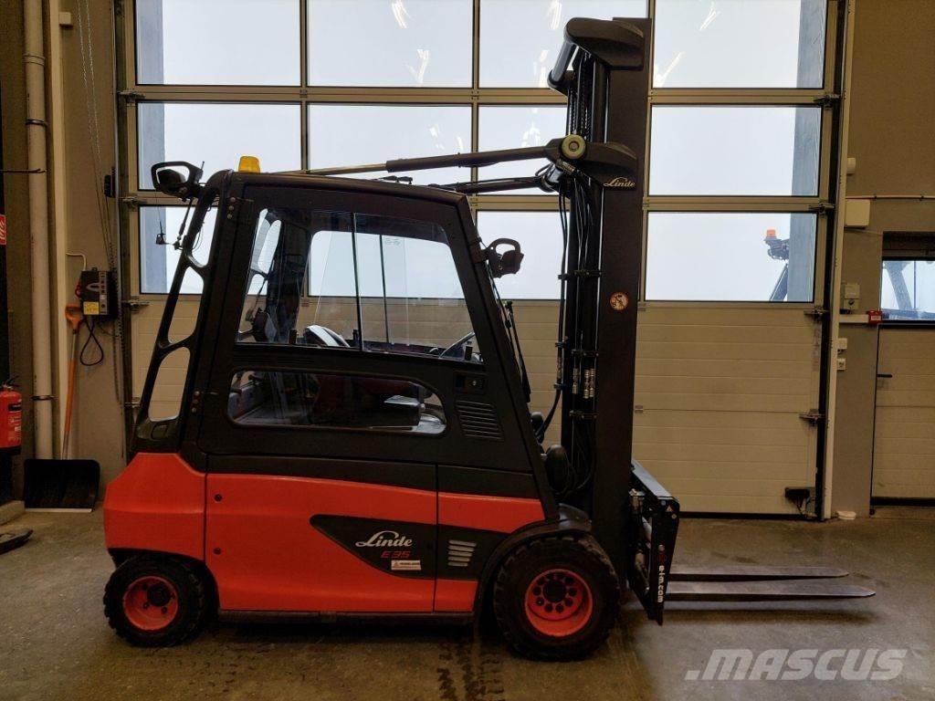 Linde E 35 شاحنات ذات رافعات شوكية تعمل بالكهرباء