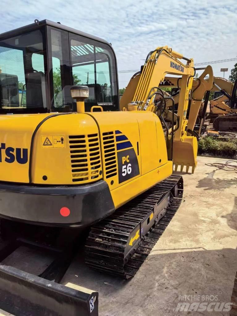 Komatsu PC56 حفارات صغيرة أقل من 7 طن (حفارات صغيرة)