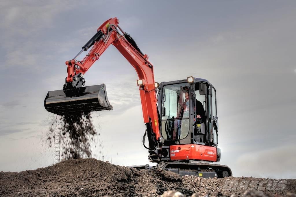 Kubota KX 037-4 حفارات صغيرة أقل من 7 طن (حفارات صغيرة)