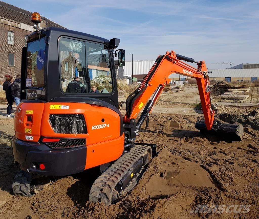 Kubota KX 037-4 حفارات صغيرة أقل من 7 طن (حفارات صغيرة)