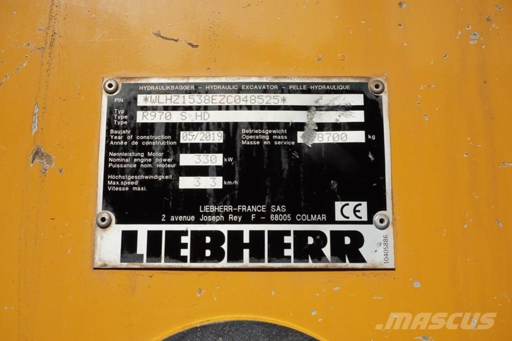 Liebherr R 970 SHD حفارات زحافة