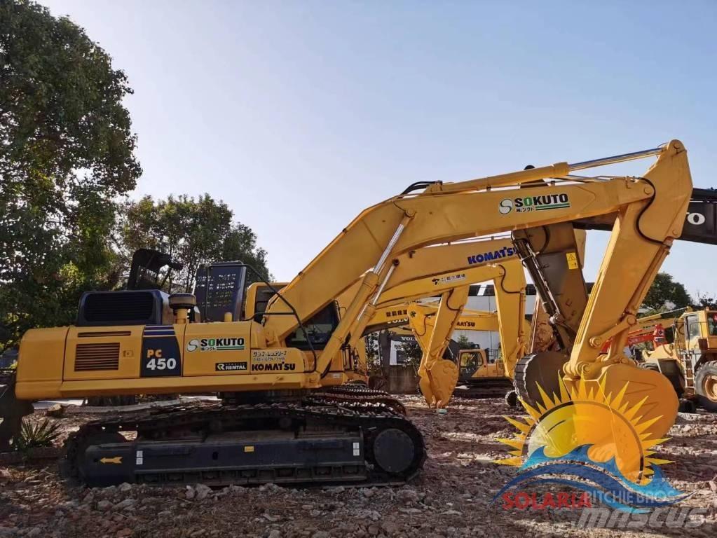 Komatsu PC 450-8 حفارات زحافة