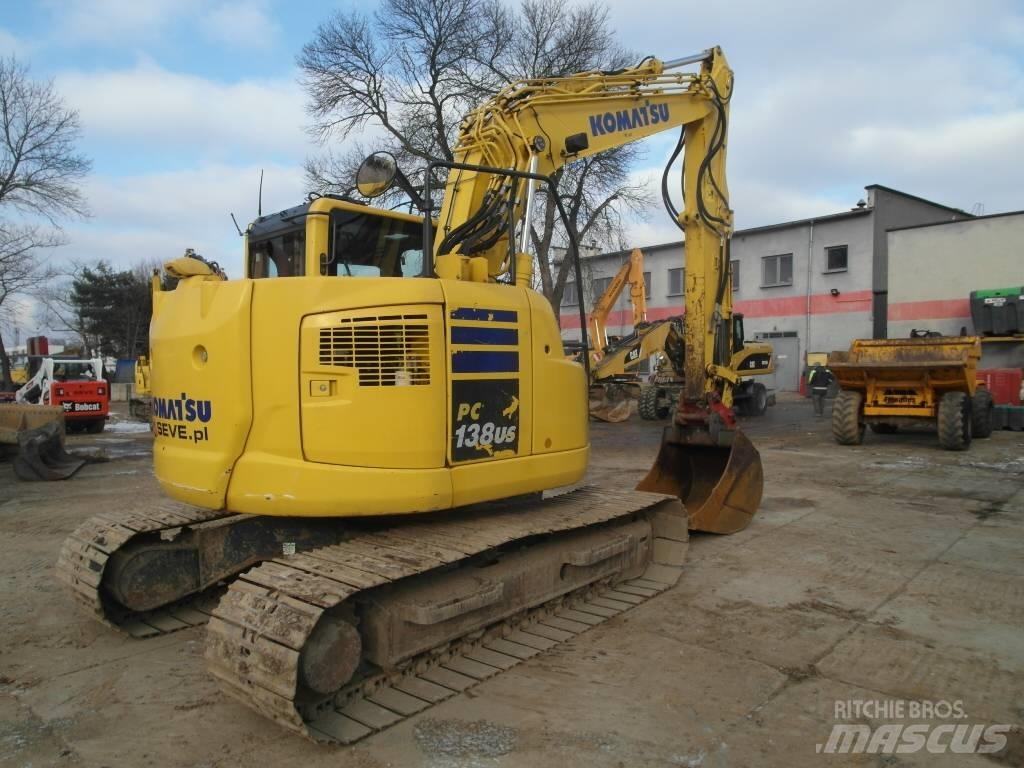 Komatsu PC138US-10 حفارات زحافة