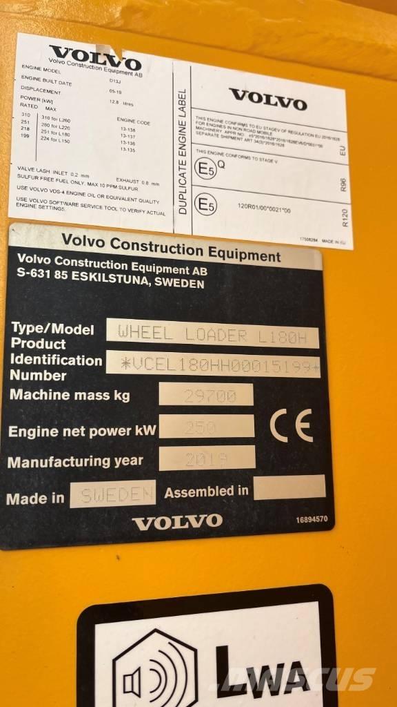 Volvo L180H لوادر بعجل