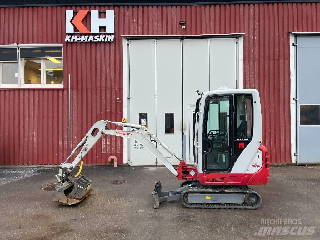 Takeuchi TB 216 حفارات صغيرة أقل من 7 طن (حفارات صغيرة)