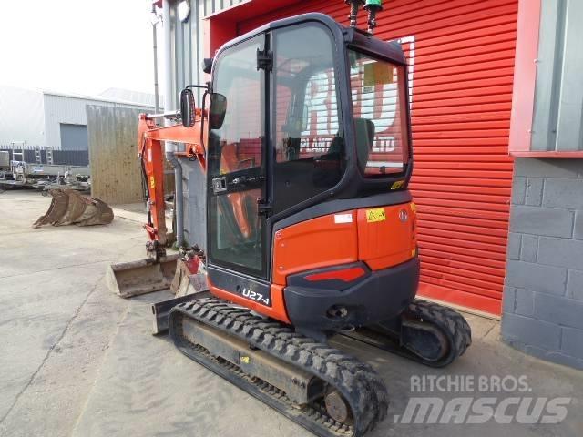 Kubota U 27-4 حفارات صغيرة أقل من 7 طن (حفارات صغيرة)