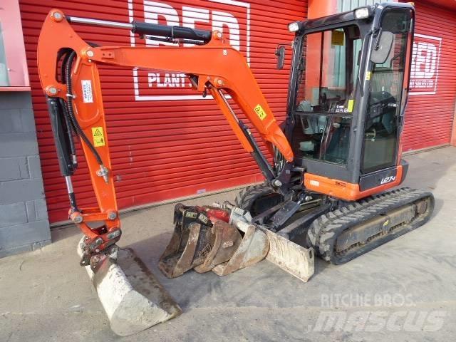 Kubota U 27-4 حفارات صغيرة أقل من 7 طن (حفارات صغيرة)
