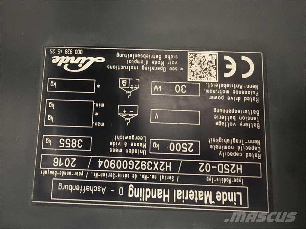 Linde H25D-02 شاحنات الديزل