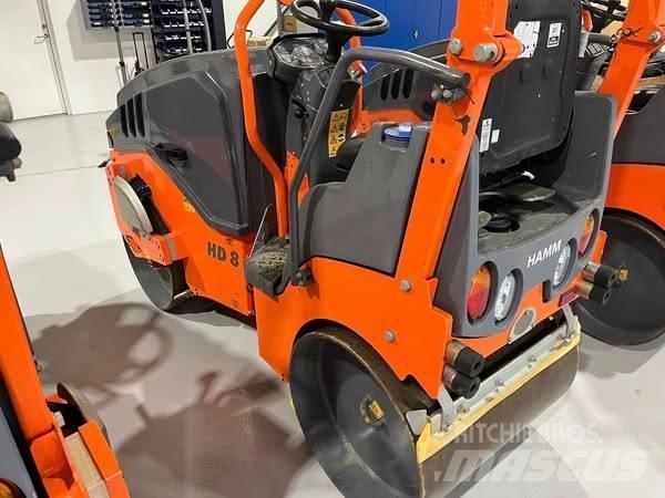 Hamm HD 8 مداحل ثنائية الاسطوانة