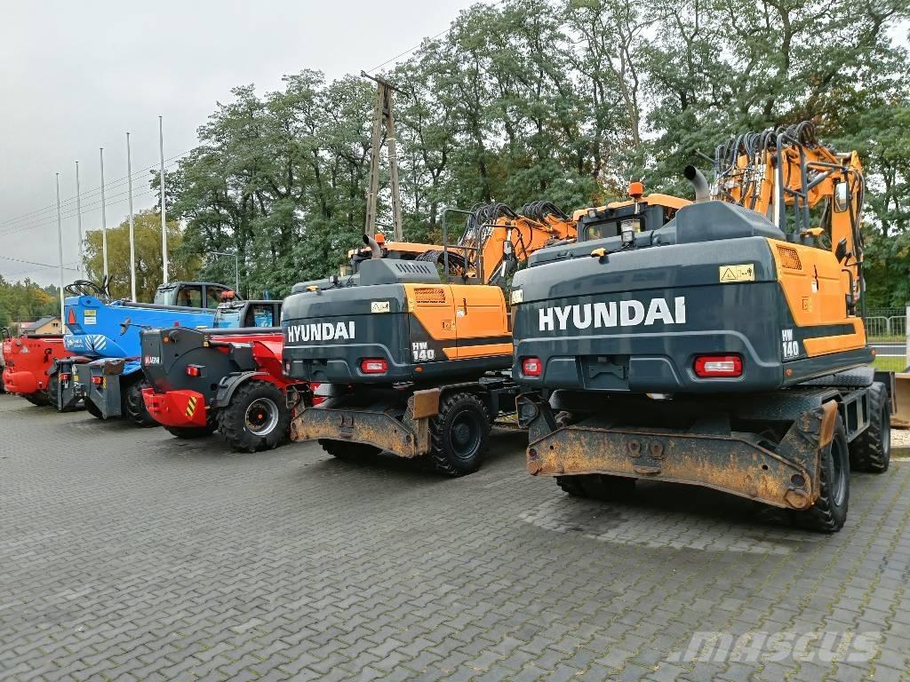 Hyundai HW140 حفارات بعجل