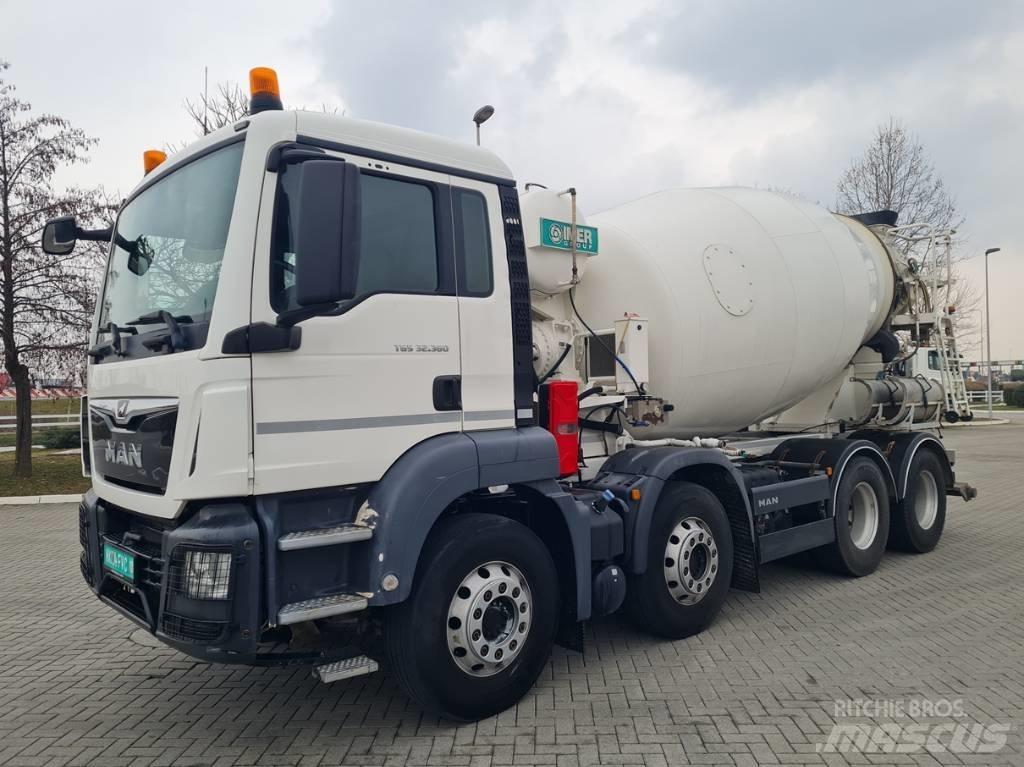 MAN 32.360 / IMER 9 m3 شاحنات خرسانة