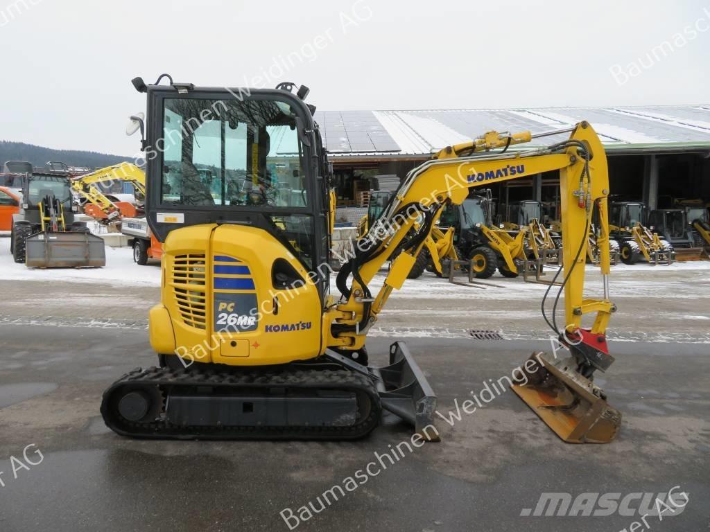Komatsu PC 26 MR-5 حفارات صغيرة أقل من 7 طن (حفارات صغيرة)