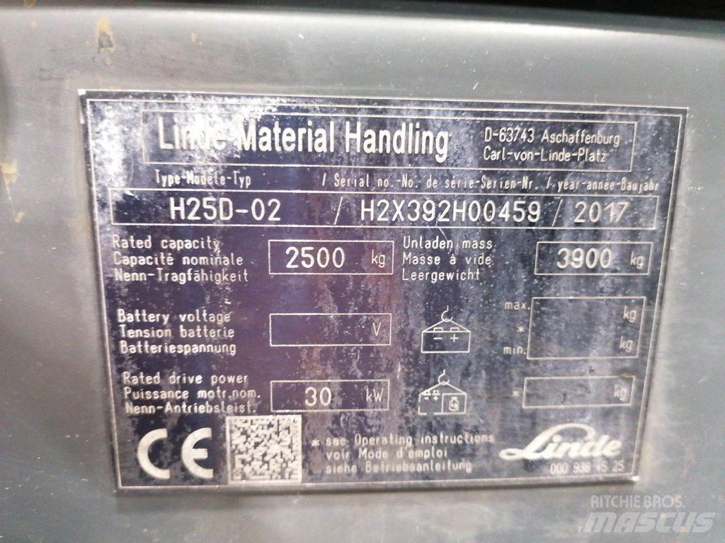 Linde H25D-02 شاحنات الديزل