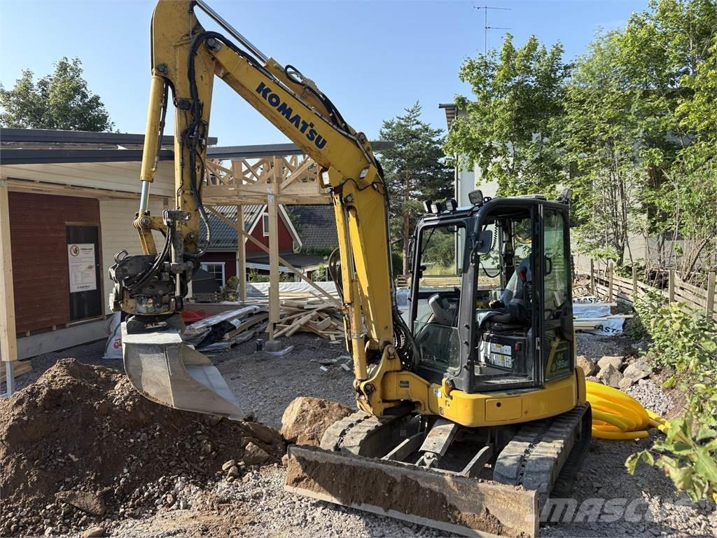 Komatsu PC55MR حفارات زحافة