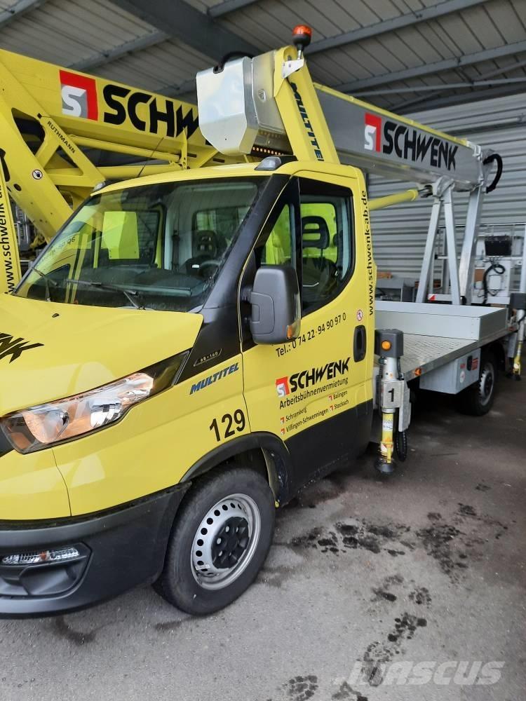 Multitel MJE 250 3.5 المنصات الهوائية المثبتة على شاحنة