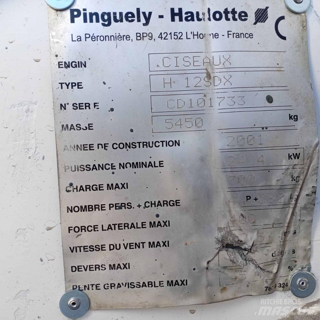 Haulotte H 12 SDX رافعات مقصية الشكل