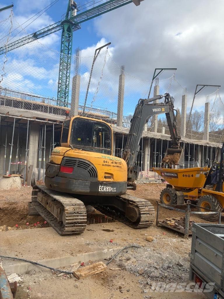 Volvo ECR 88 PLUS حفارات وسط 7 طن - 12 طن