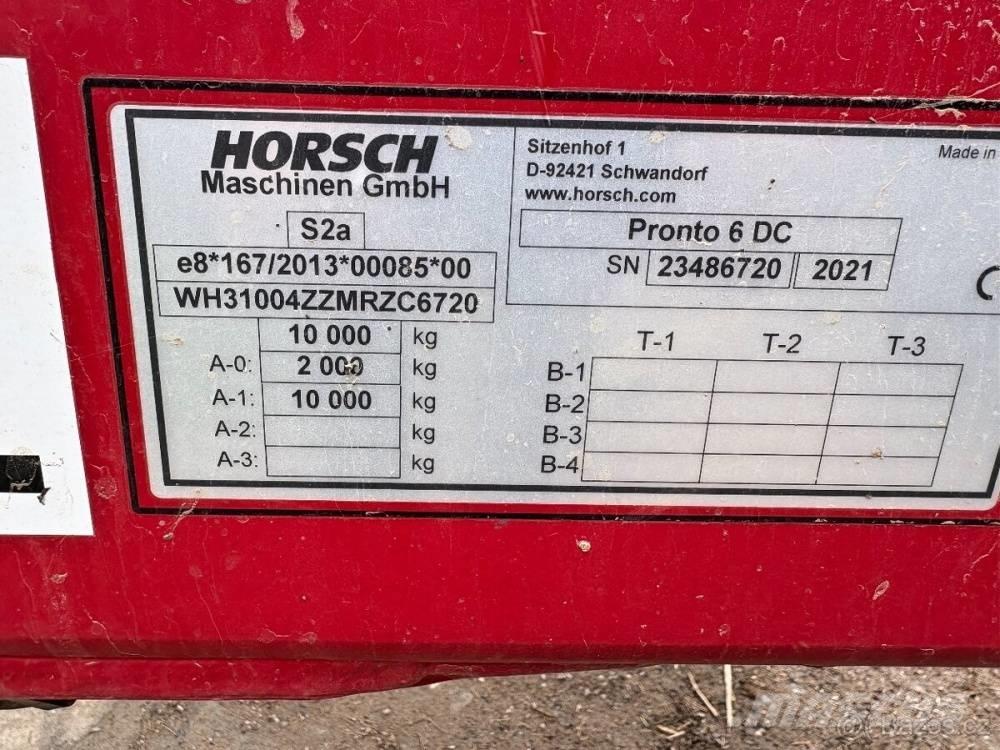 Horsch Pronto 6 DC مثاقيب مدمجة
