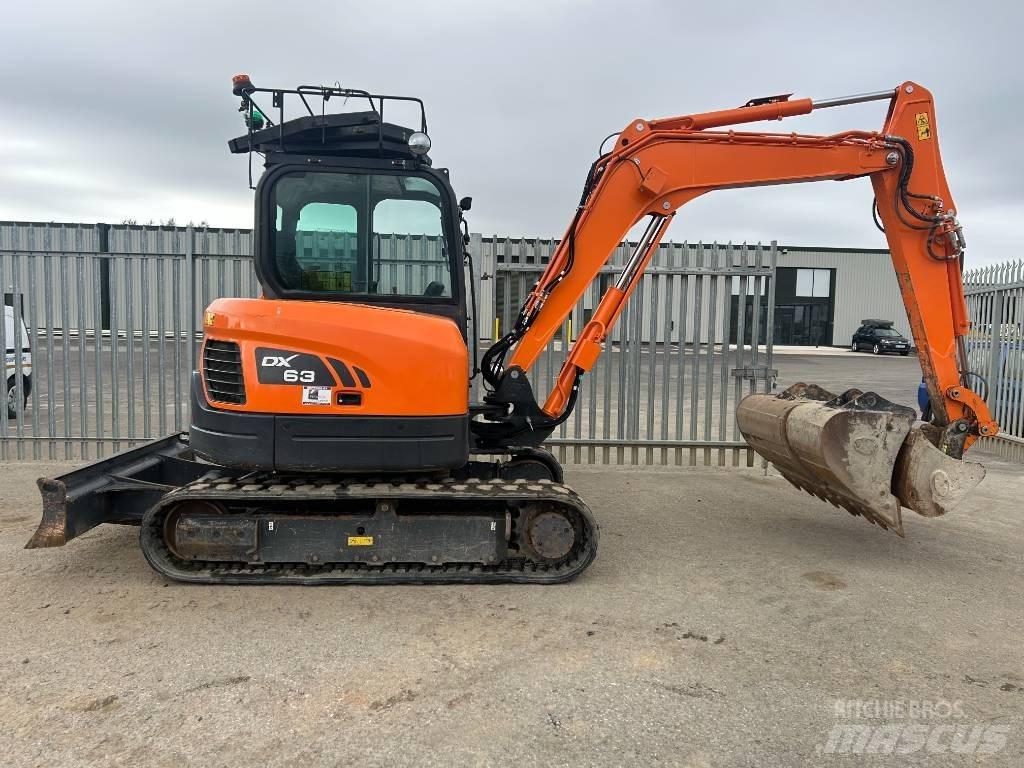 Doosan DX 63-3 حفارات زحافة