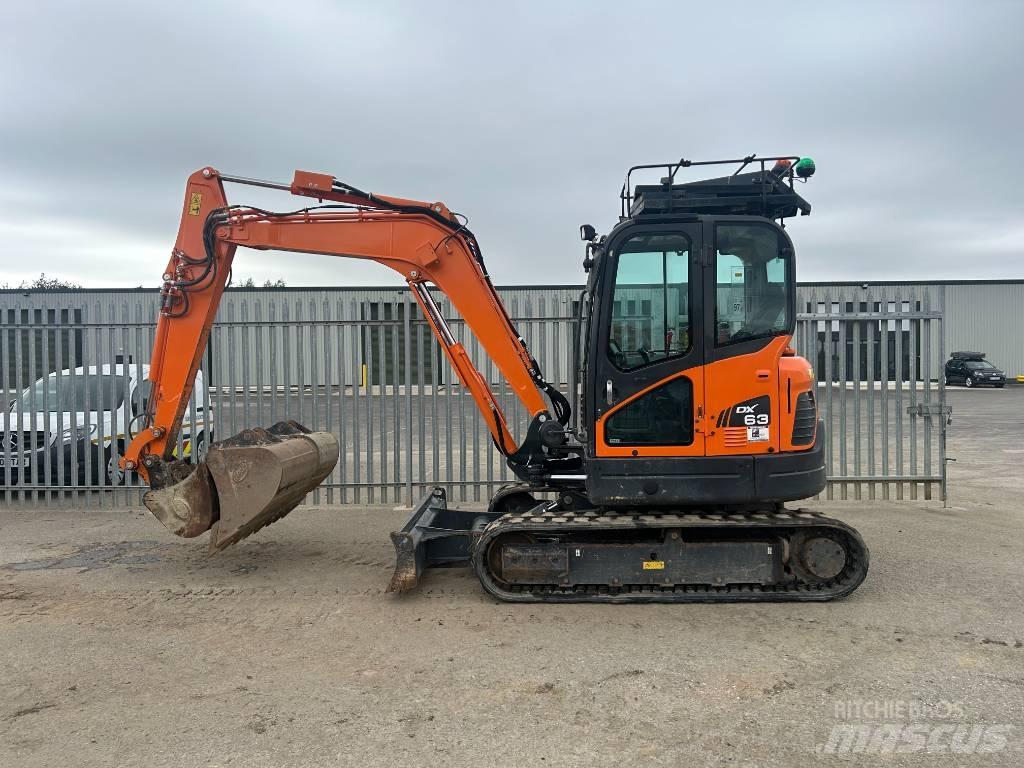 Doosan DX 63-3 حفارات زحافة
