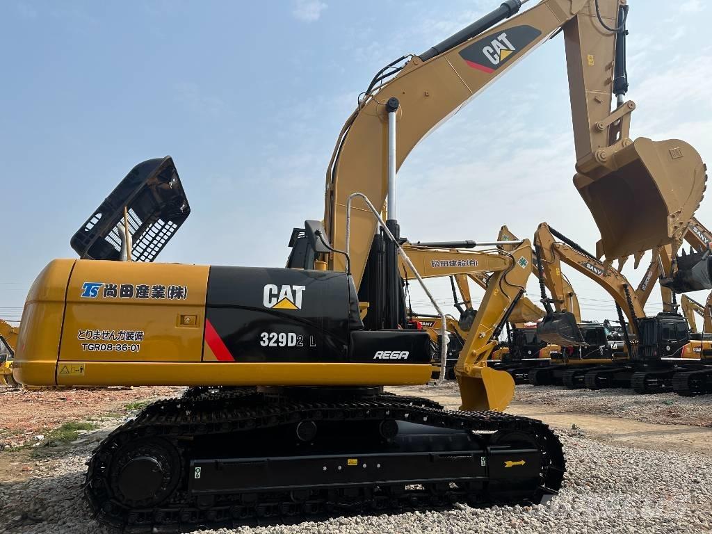 CAT 329D2 حفارات زحافة