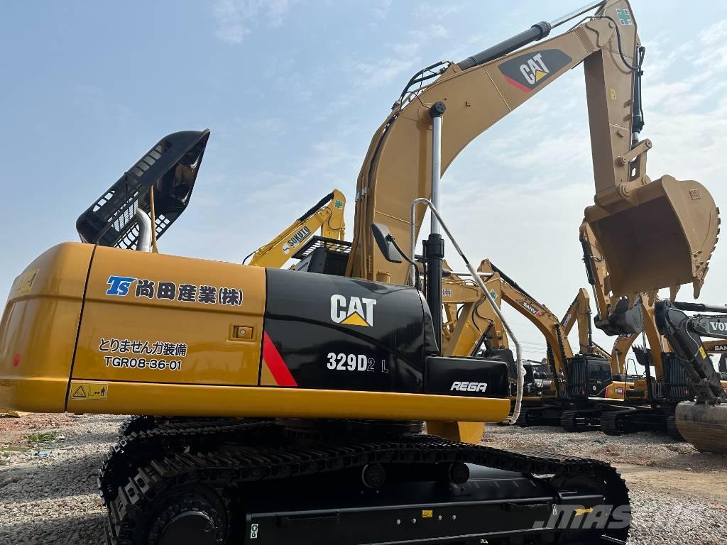 CAT 329D2 حفارات زحافة