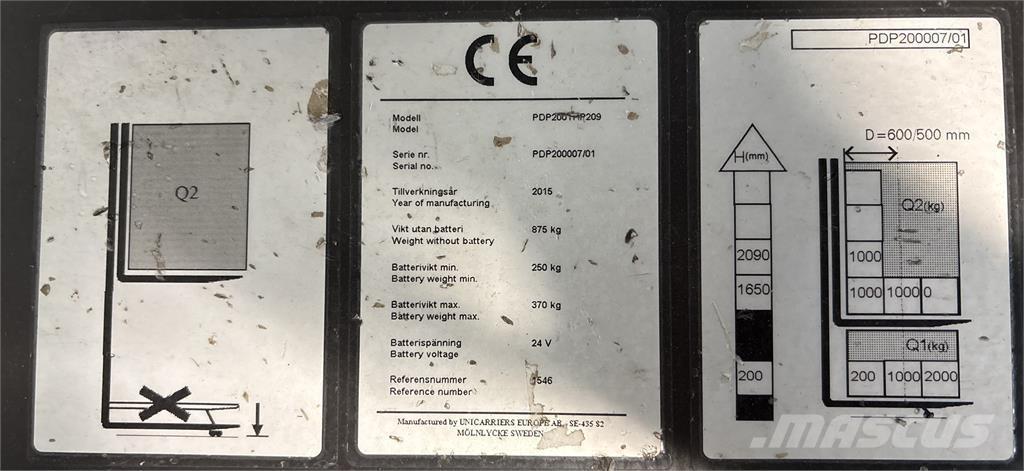 Atlet PDP200 شاحنات مناولة ذاتية الدفع