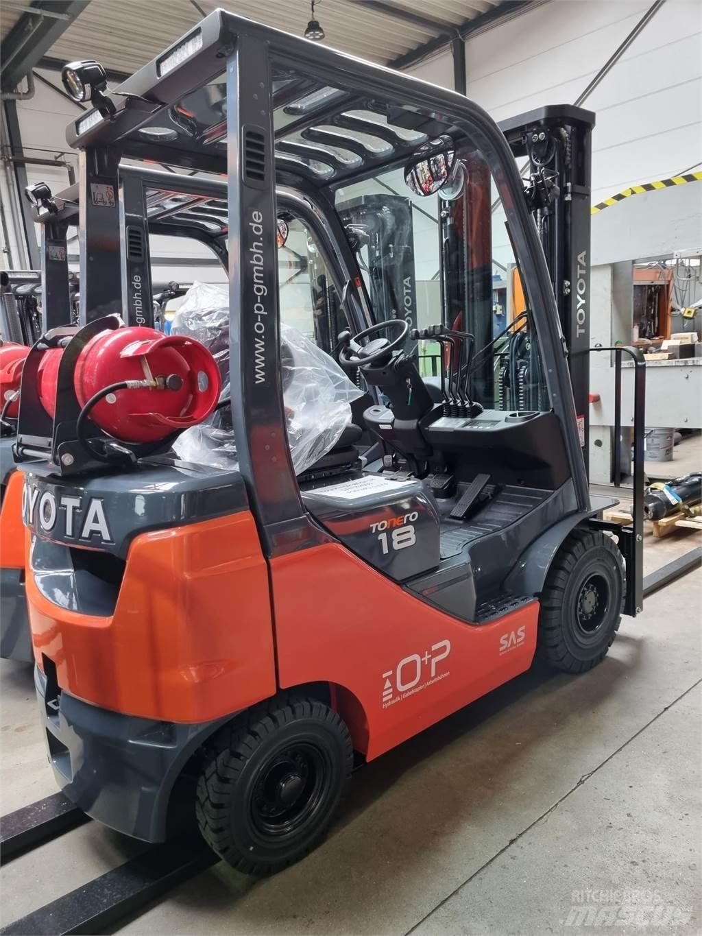 Toyota 02-8FGF18 شاحنات LPG