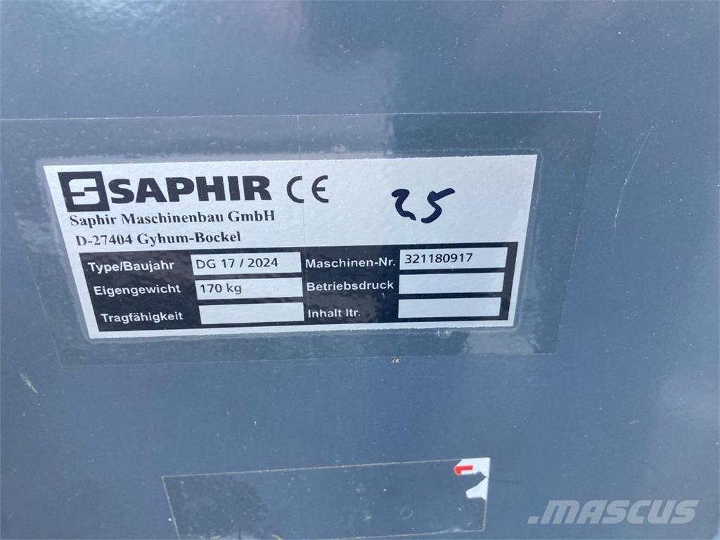 Saphir DG 17 Euro ماكينات زراعية أخرى