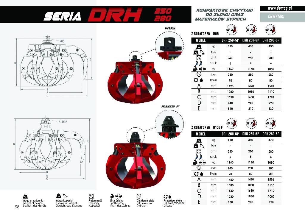  DEMOQ DRH280-6P خطاطيف