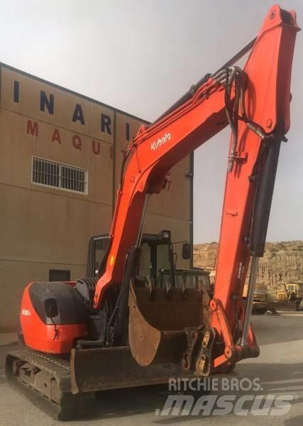 Kubota KX080-4 حفارات وسط 7 طن - 12 طن