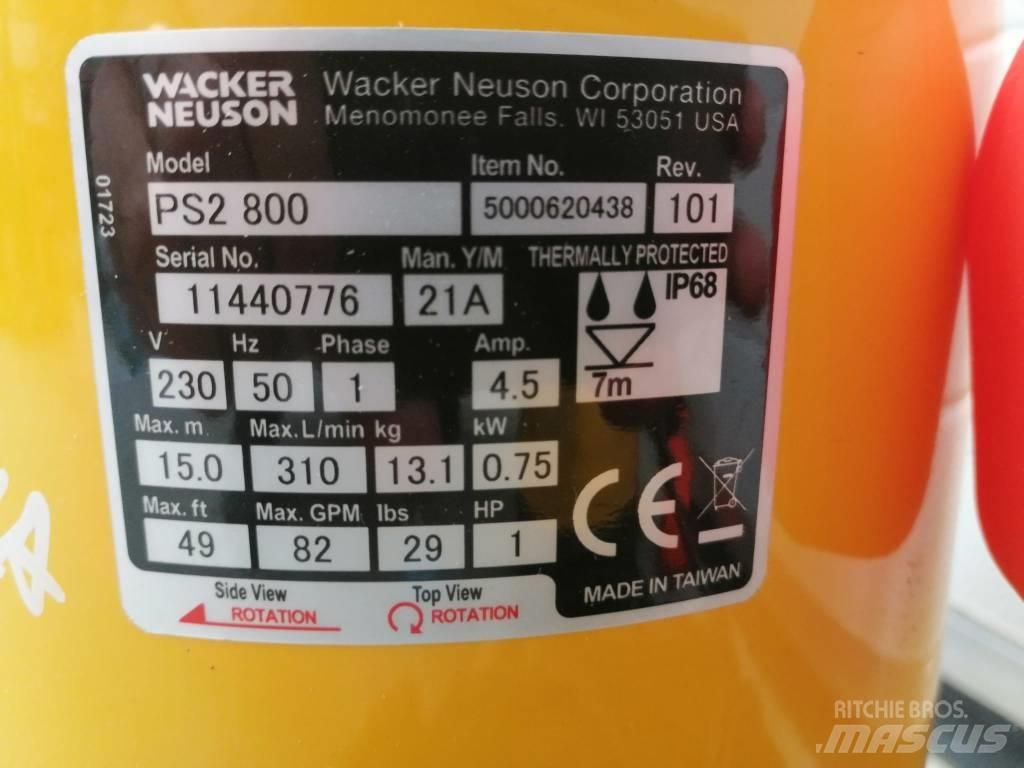 Wacker Neuson PS2800 مضخات المياه