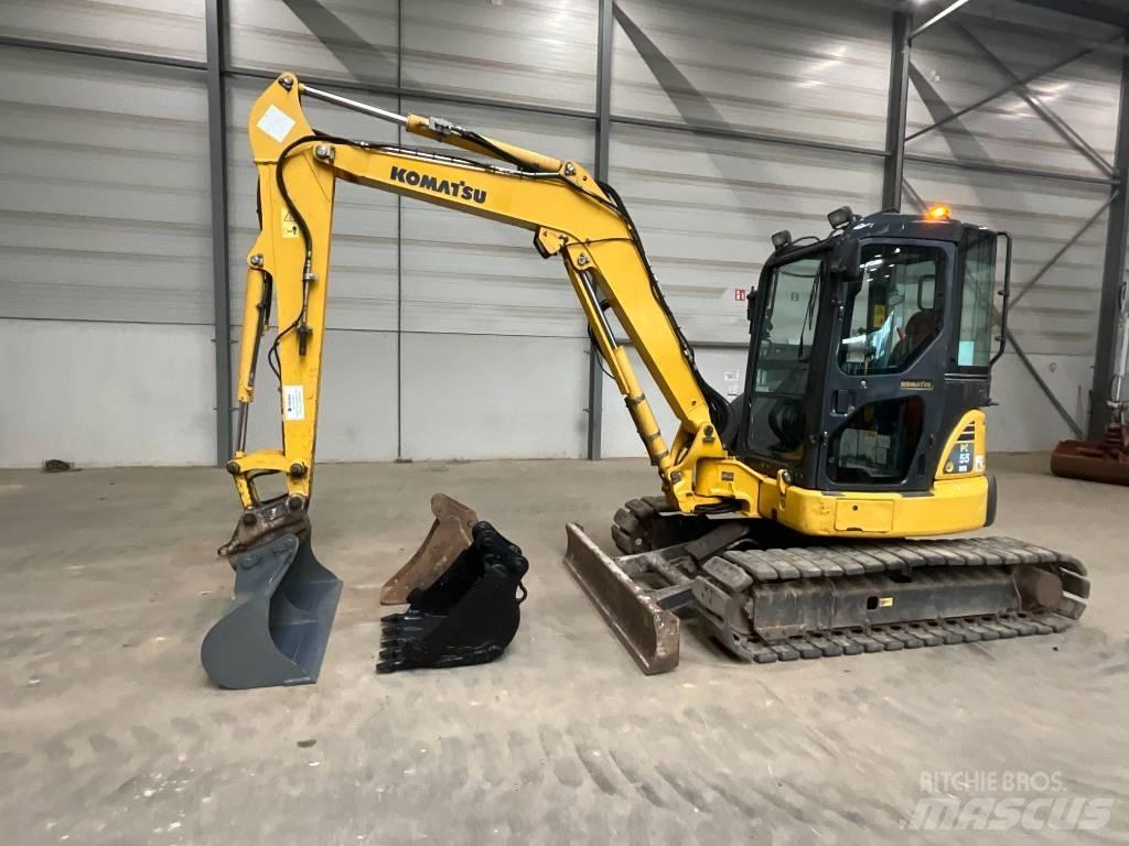 Komatsu PC 55 MR-3 حفارات صغيرة أقل من 7 طن (حفارات صغيرة)