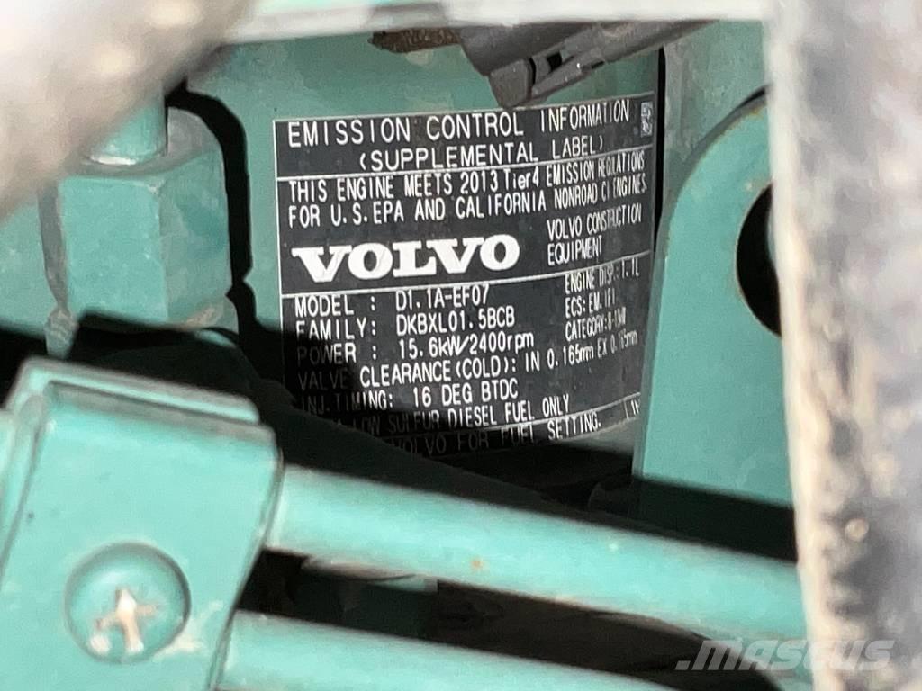 Volvo ECR 25 D حفارات صغيرة أقل من 7 طن (حفارات صغيرة)