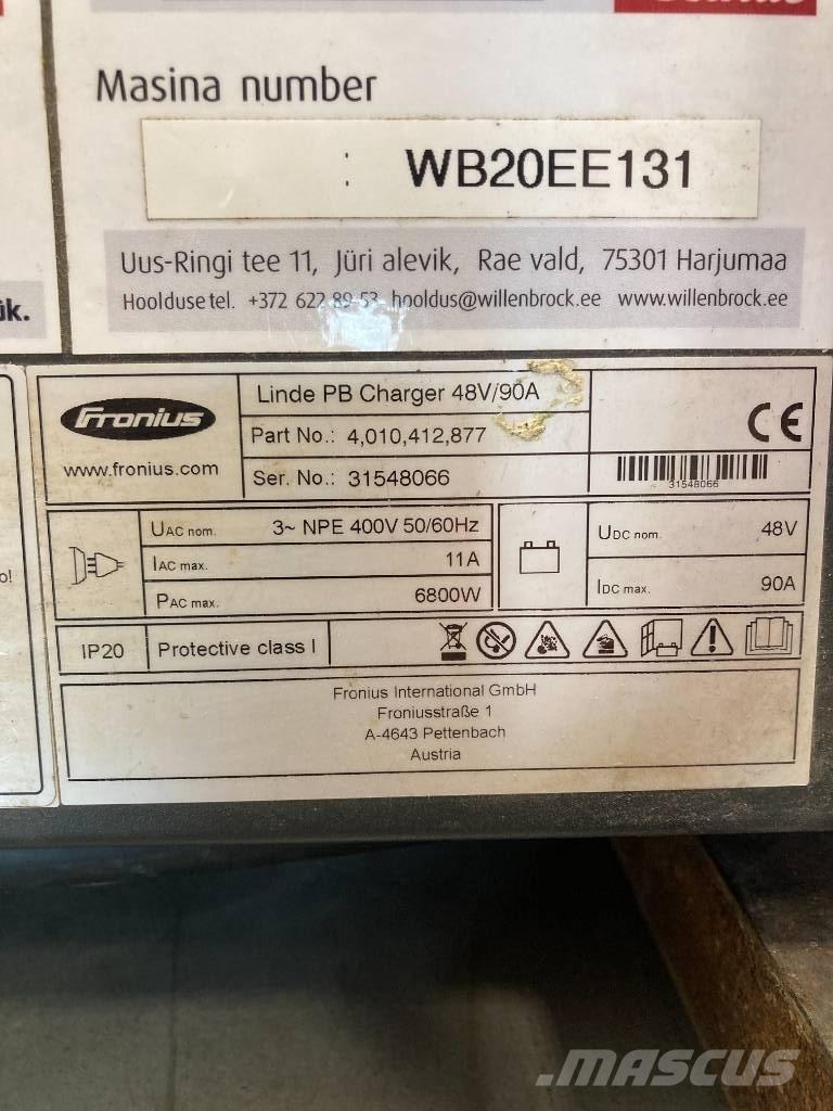 Linde E 16 P شاحنات ذات رافعات شوكية تعمل بالكهرباء
