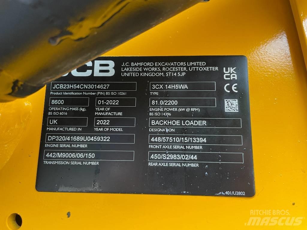 JCB 3 CX لوادر ذات جرافات عكسية