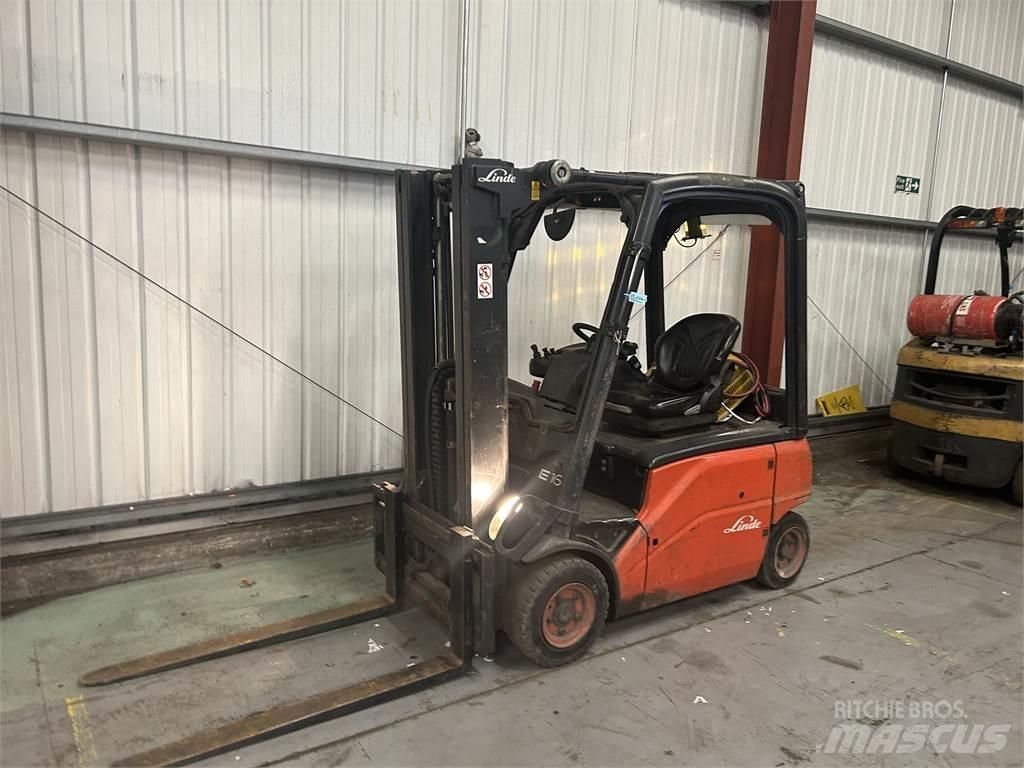 Linde E16P-01 شاحنات ذات رافعات شوكية تعمل بالكهرباء