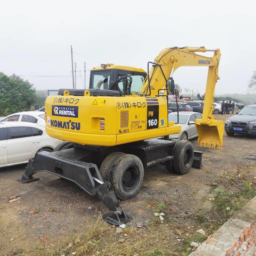 Komatsu PW160W-7 حفارات بعجل