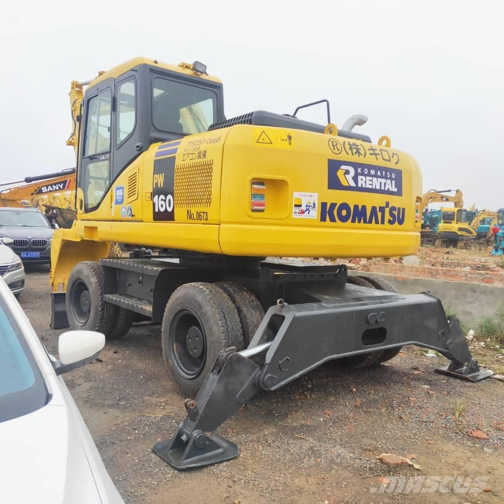 Komatsu PW160W-7 حفارات بعجل
